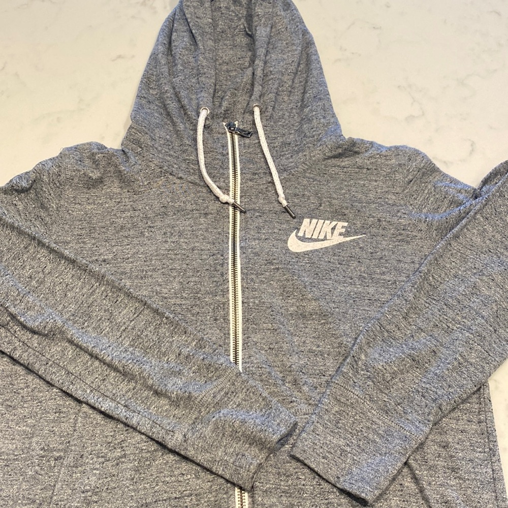NIKE Cotton Gray Jacket